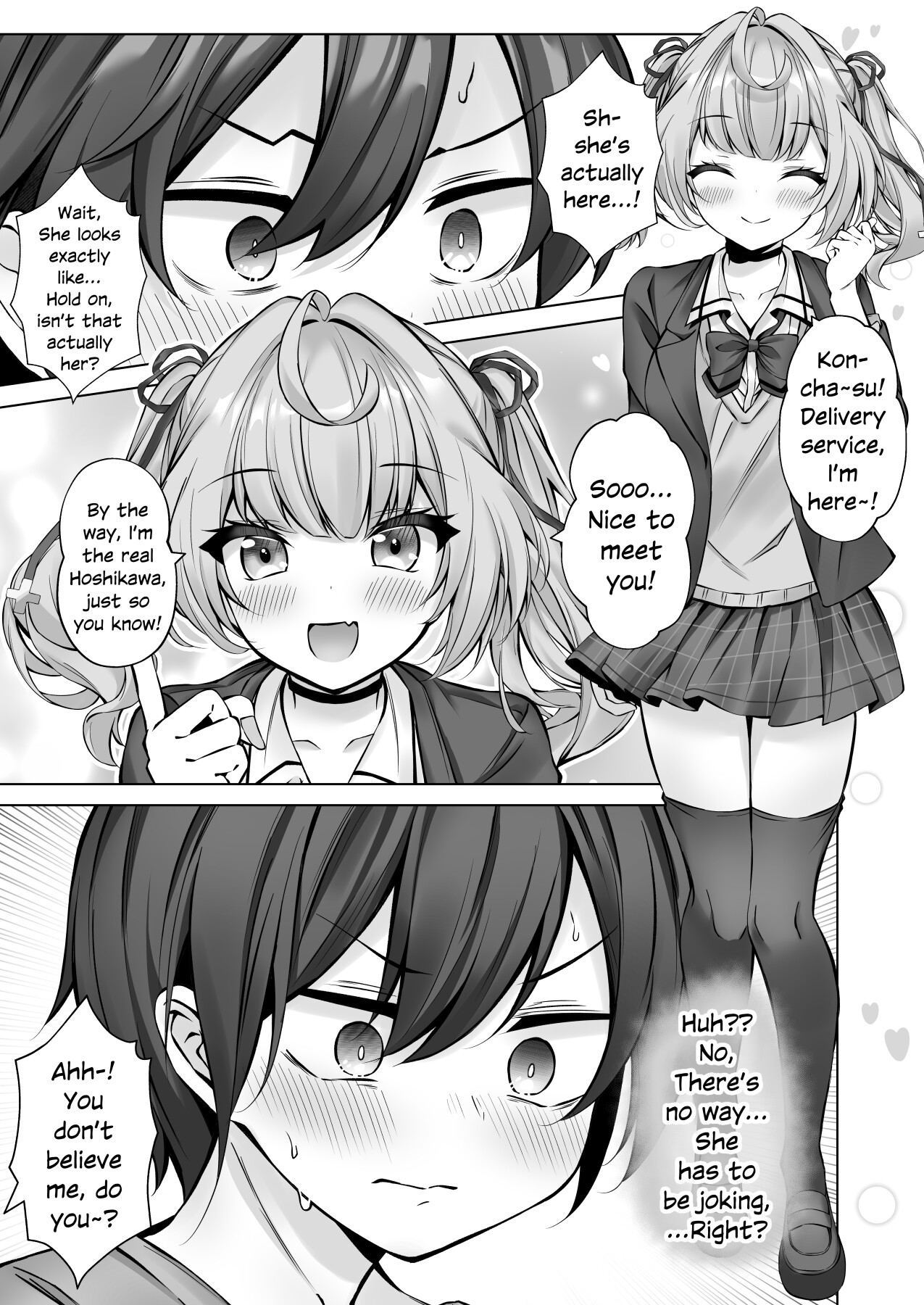 Hentai Manga Comic-I Called an Escort Service And Hoshikawa Showed Up-Read-4